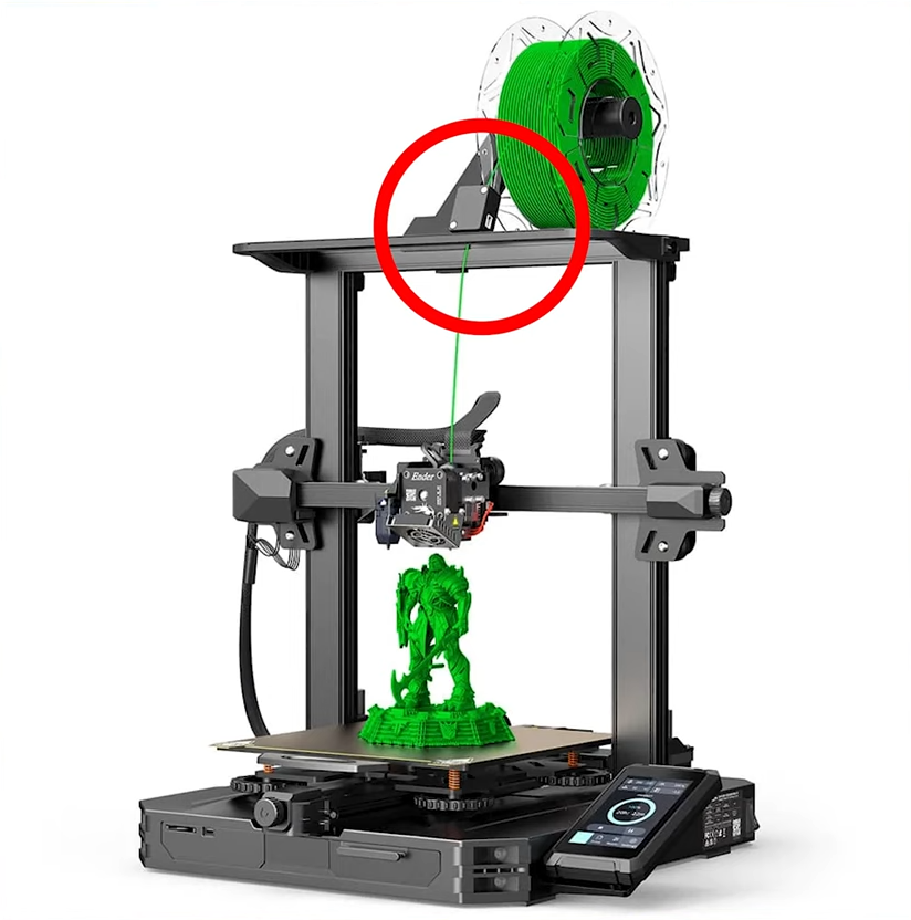 完全版]Ender-3 S1 に横からフィラメントを導く改造！全て紹介 