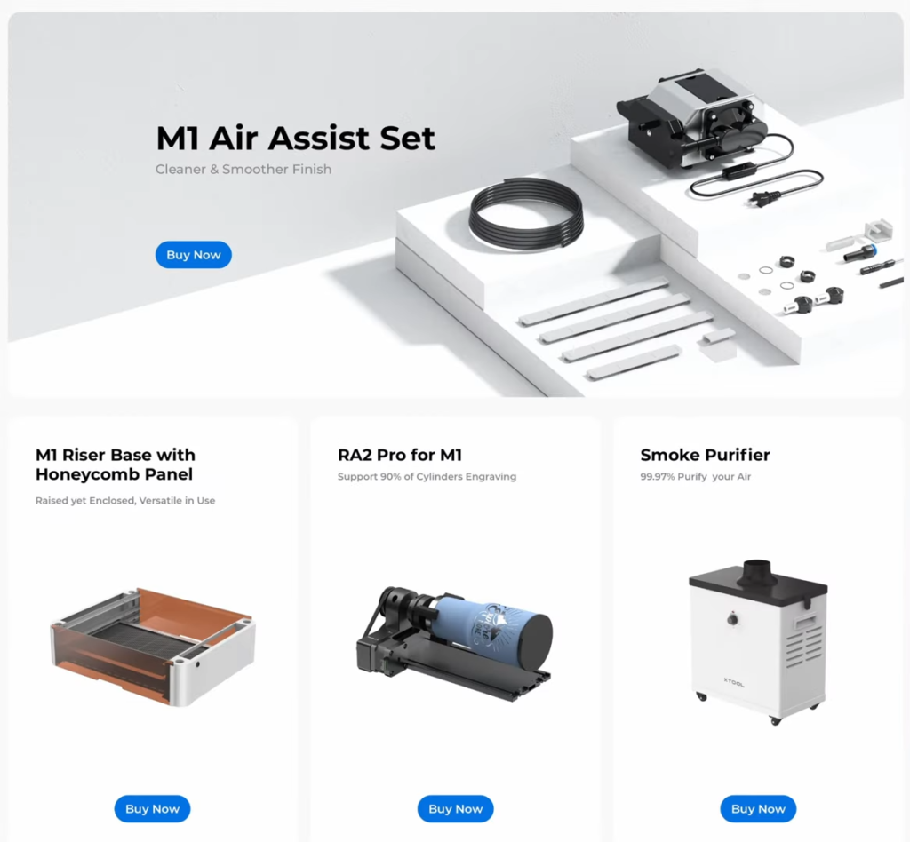 xtool M1 レーザー&ブレード切断機 新品未開封 （xTool M1 レーザー 